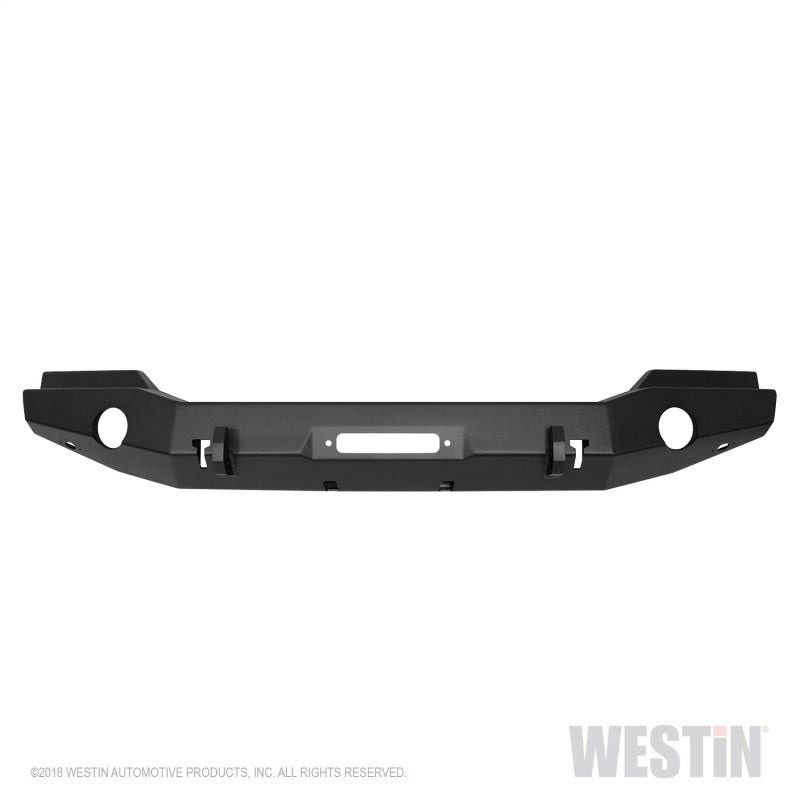 Westin 07+ Jeep Wrangler JK WJ2 Full Width Front Bumper - Tex. Blk