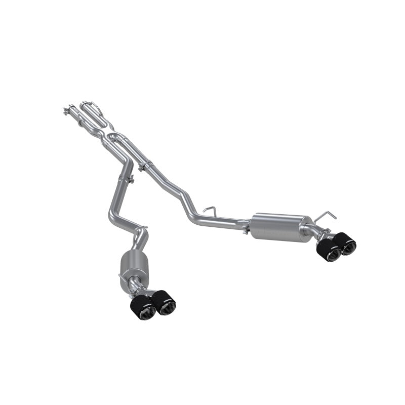 MBRP Ford Explorer ST 3.0L Ecoboost SS 2.5in Dual Rear Exit w/ Carbon Fiber Quad Tips - T304