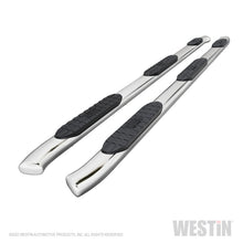 Load image into Gallery viewer, Westin Chevy Silverado 2500/3500 Double Cab (8ft Bed) PRO TRAXX 5 Oval W2W Nerf Bars - SS