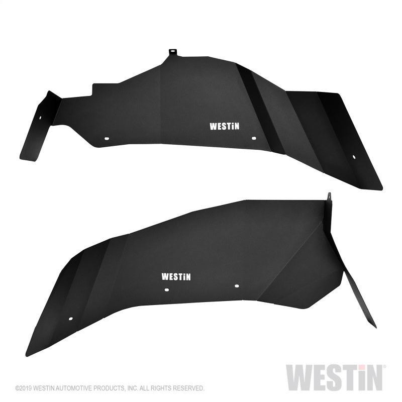 Westin 18+ Jeep Wrangler JK Inner Fenders - Rear - Textured Black
