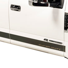Load image into Gallery viewer, Putco 17-20 Ford SuperDuty Super Crew 8ft Box - 12pcs - 4.25inBlack Platinum Rocker Panels