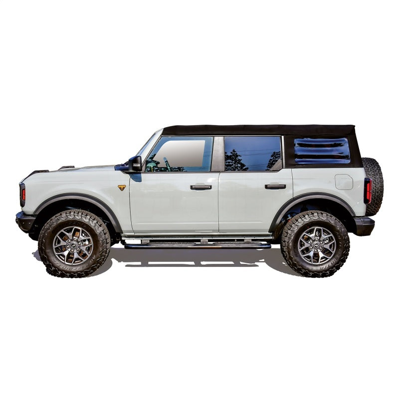 Westin Ford Bronco (4-Door) PRO TRAXX 4 Oval Nerf Step Bars - Textured Black