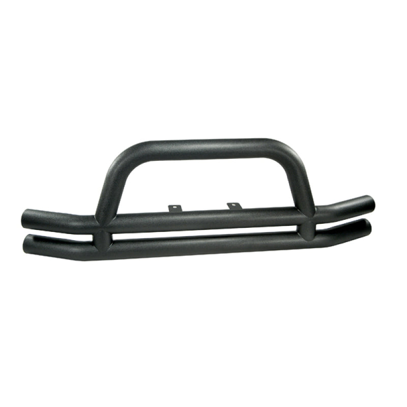 Rugged Ridge 3-In Dbl Tube Front Bumper Black CJ &Jeep Wrangler