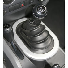 Load image into Gallery viewer, Rugged Ridge Jeep Wrangler JK w/ Manual Transmission Silver Shifter Bezel Trim