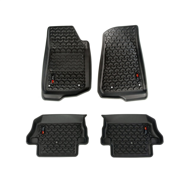 Rugged Ridge Floor Liner Kit Black F/R Jeep Wrangler JL 2Dr