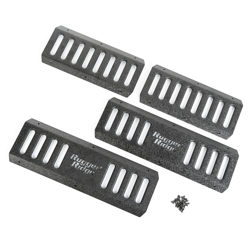 Rugged Ridge RRC Side Armor Guard Plates Jeep Wrangler JKU