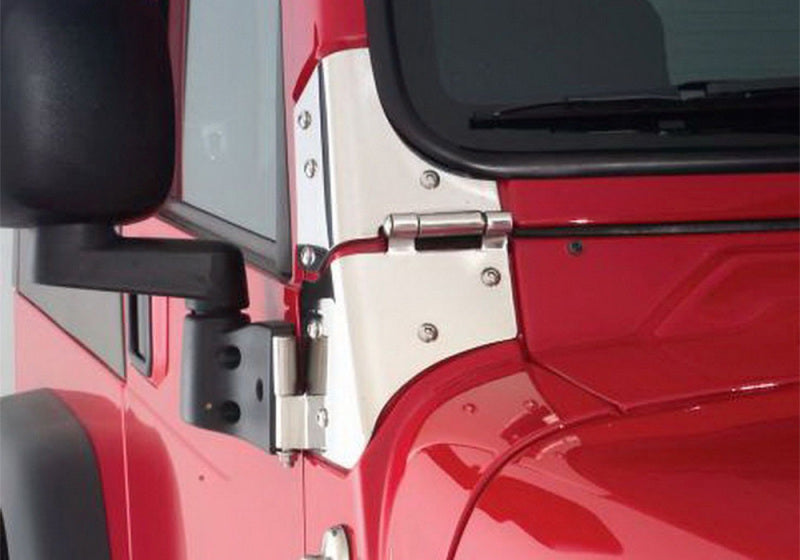 Rampage Jeep CJ5 Windshield Hinge - Stainless