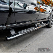 Load image into Gallery viewer, Westin 19+ Chevrolet/GMC Silverado/Sierra 1500 Double Cab PRO TRAXX 4 Oval Nerf Step Bars - Black
