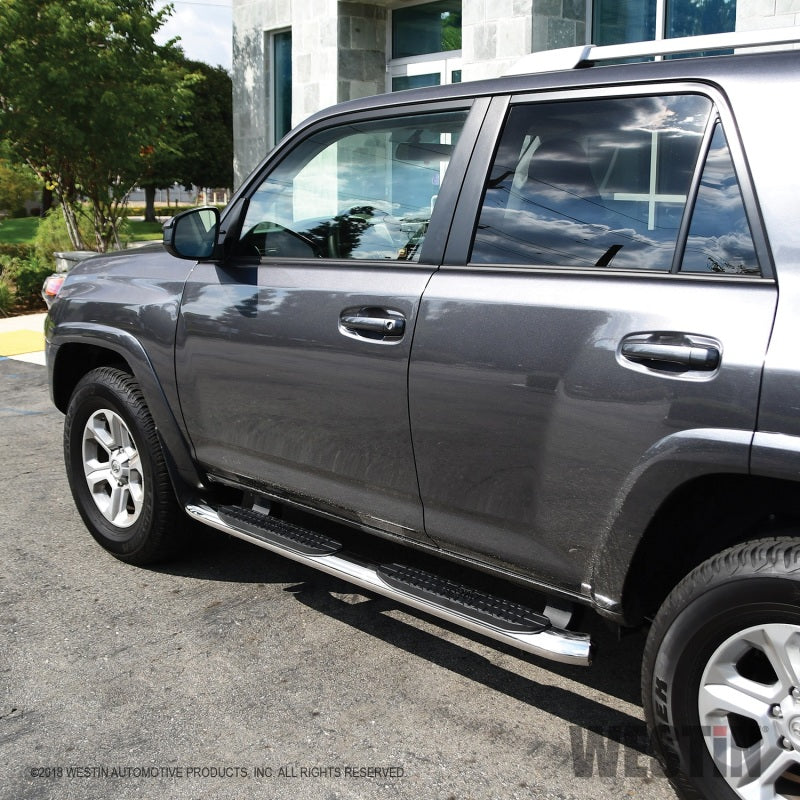 Westin 2014+ Toyota 4Runner SR5 PRO TRAXX 4 Oval Nerf Step Bars - SS