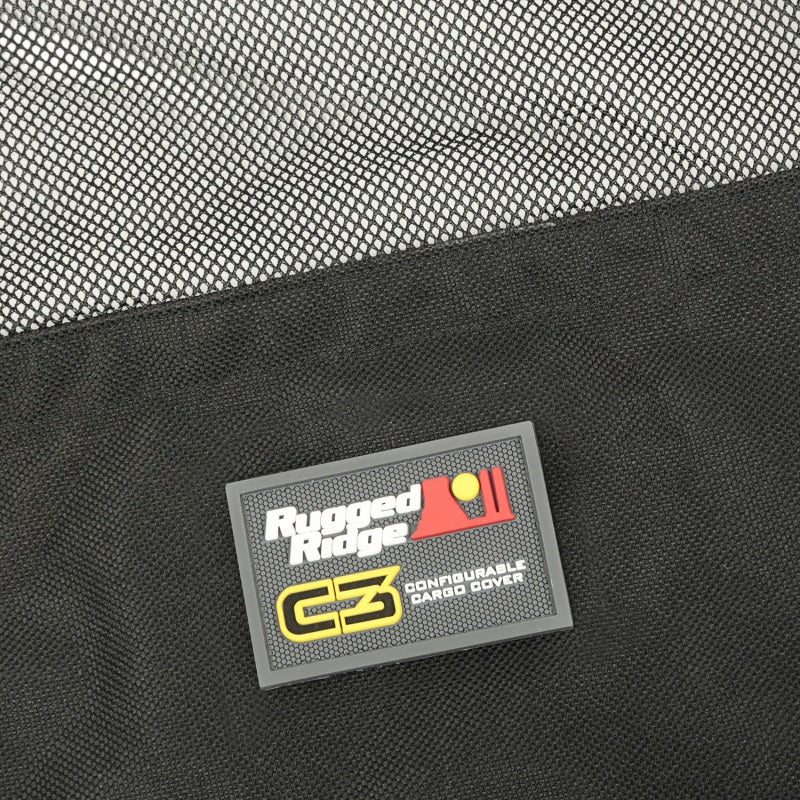 Rugged Ridge C2 Cargo Curtain Front Jeep Wrangler JK/JKU