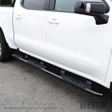 Load image into Gallery viewer, Westin Chevrolet Silverado/Sierra 1500 CC (5.5ft) PRO TRAXX 5 WTW Oval Nerf Step Bars - Black
