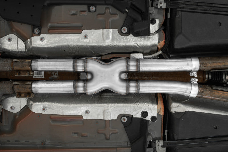 MBRP Ford Mustang GT 2.5in Resonator Delete X-Pipe - AL