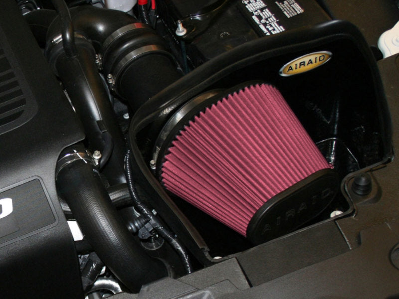 Airaid 10-19 Ford Taurus SHO/Flex 3.5L Turbo MXP Intake System w/ Tube (Dry / Red Media)