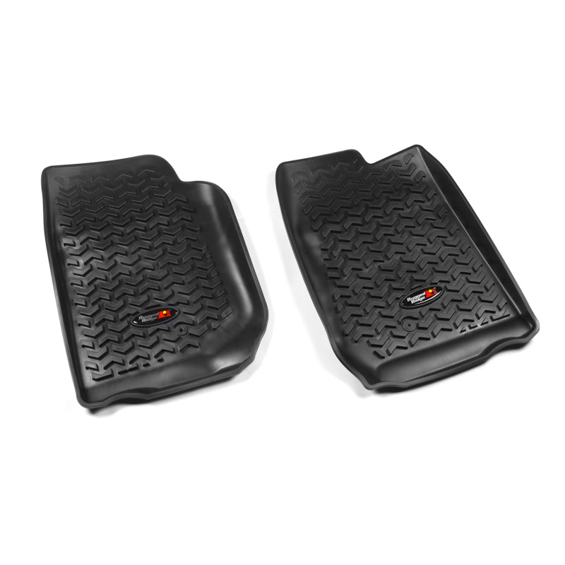 Rugged Ridge Floor Liner Front Black Jeep Wrangler Unlimited JK 4 Dr