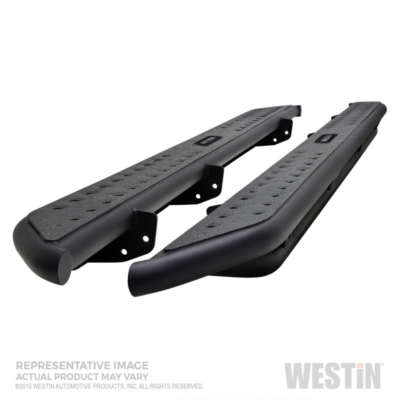 Westin Jeep Gladiator Outlaw Nerf Step Bars - Textured Black