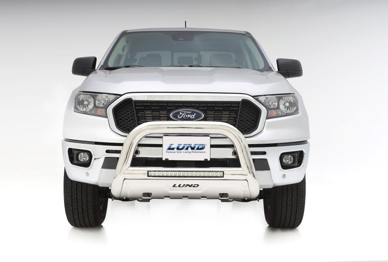 Lund Ford Ranger Bull Bar w/Light & Wiring - Polished Stainless