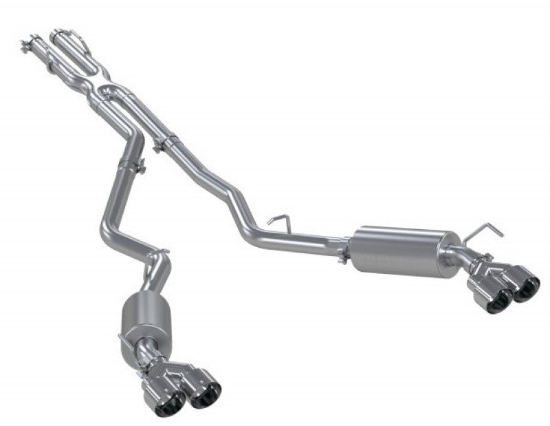 MBRP Ford Explorer ST 3.0L Ecoboost SS 2.5in Dual Rear Exit w/ Quad Tips - AL