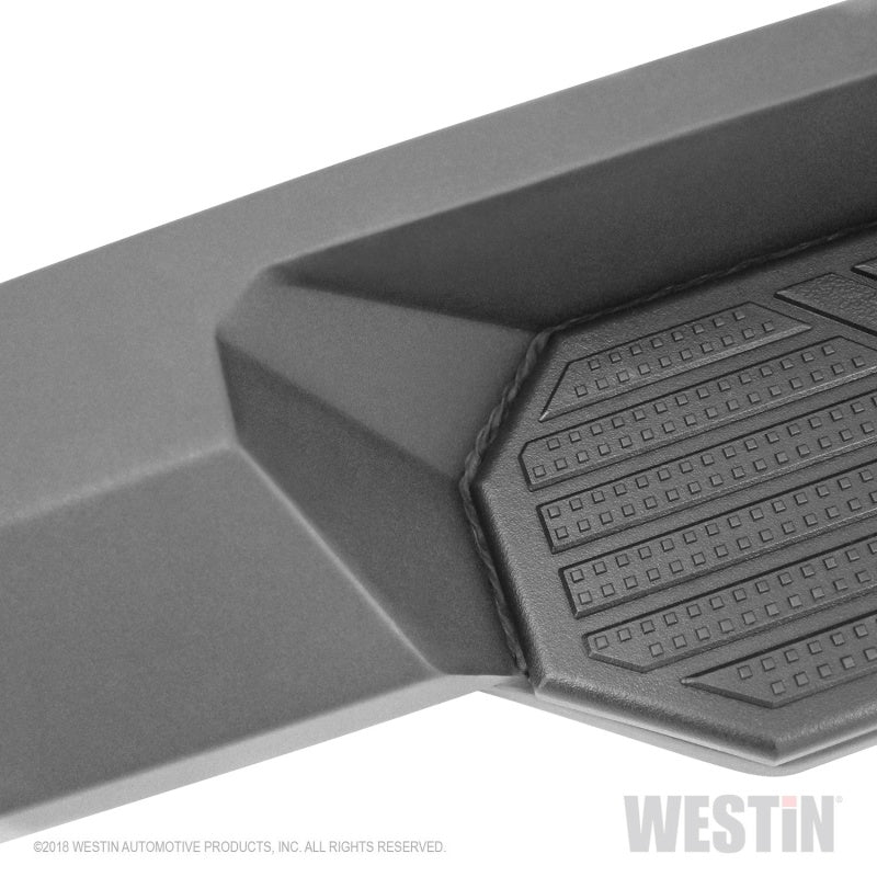 Westin 19+ Chevrolet Silverado 1500 DC HDX Xtreme Nerf Step Bars - Tex. Blk