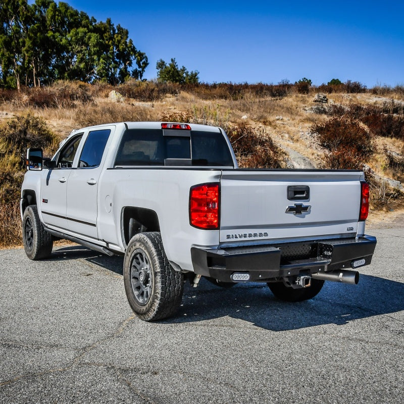 Westin 14+ Chevrolet Silverado HDX Bandit Rear Bumper - Black