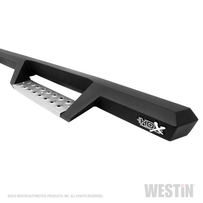 Westin 19+ 1500 Classic CC 5.5ft. Bed HDX Stainless Drop W2W Nerf Step Bars - Tex. Blk