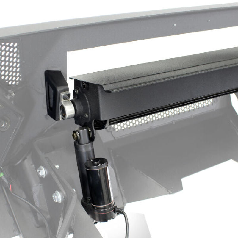 Go Rhino Tacoma Element Front Bumper w/ Power Actuated Hide-away Light Bar Mount Tex Black