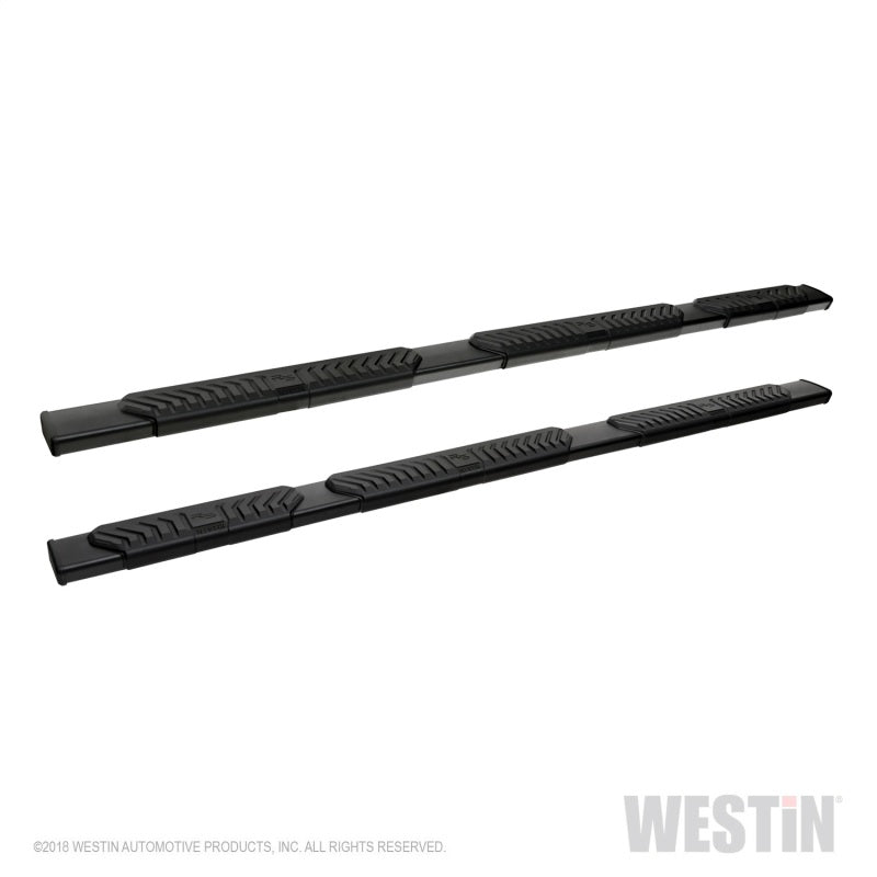 Westin 19+ Dodge/Ram 1500 Crew Cab (5.5ft Bed) Wheel to Wheel Nerf Step Bars - Black