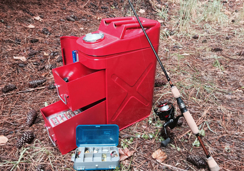 Rampage Universal Trail Can Utility/Tool Box - Red