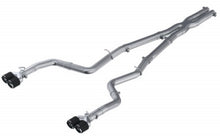 Load image into Gallery viewer, MBRP Dodge Challenger 5.7L HEMI SS 3in Quad Split Rear Exit w/ Carbon Fiber Tips - T304