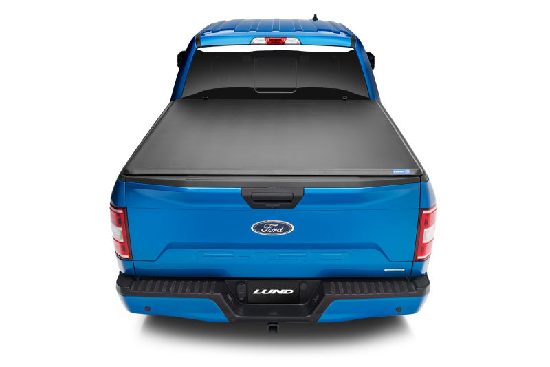 Lund Dodge Ram 1500 Fleetside (8ft. Bed) Hard Fold Tonneau Cover - Black