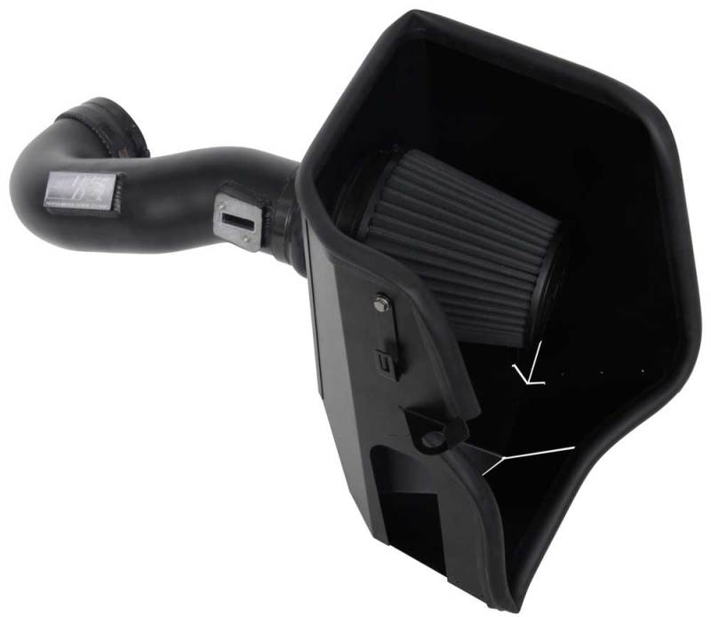 K&N Chevrolet Silverado 1500 5.3L V8 Black Performance Intake Kit