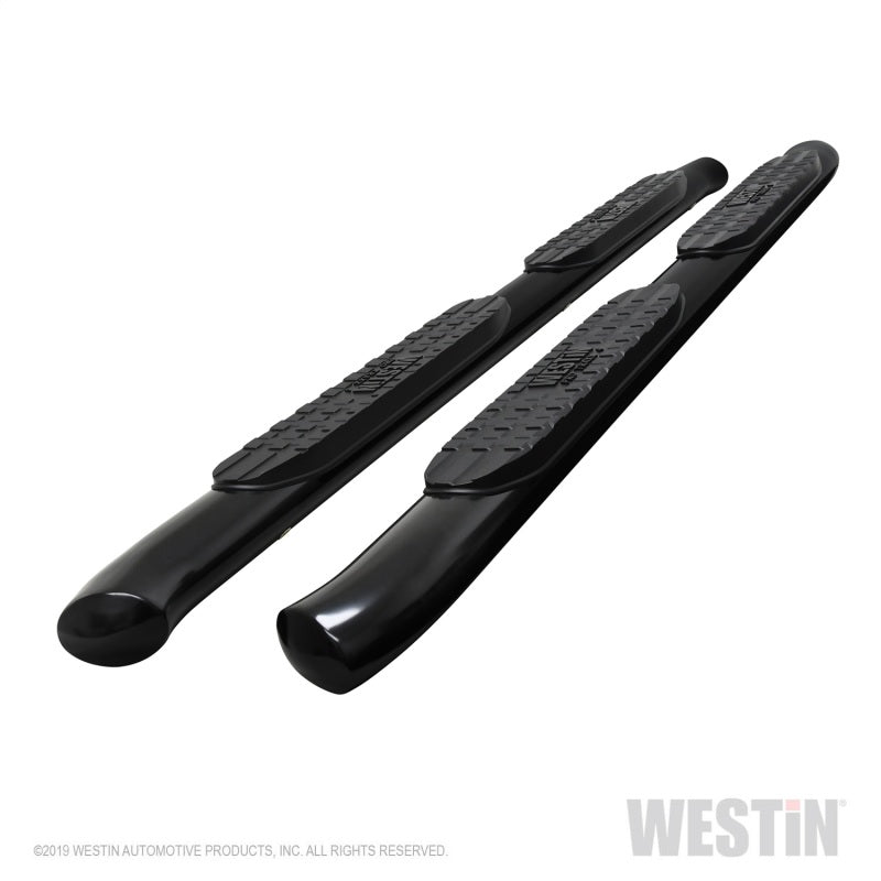 Westin 05+ Toyota Tacoma Access Cab PRO TRAXX 4 Oval Nerf Step Bars - Blk