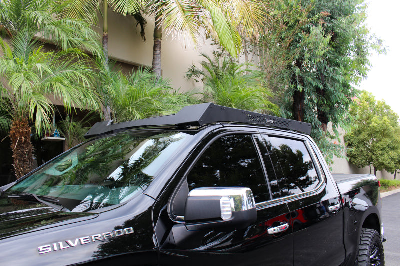 Go Rhino Chevrolet/GMC Silverado/Sierra 1500 CC Ceros Low Profile Roof Rack - Tex. Blk