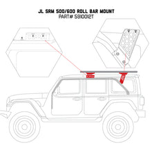 Load image into Gallery viewer, Go Rhino Jeep Wrangler JLU SRM Roll Bar Mount Kit - Tex. Blk