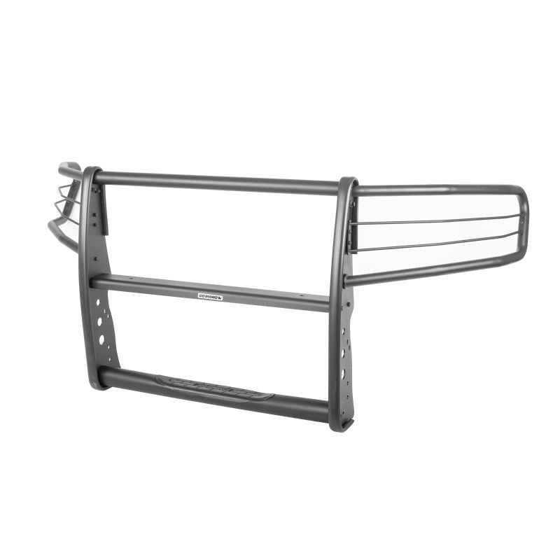Go Rhino Ram 1500 3100 Series StepGuard Center Grille + Brush Guards - Tex. Black