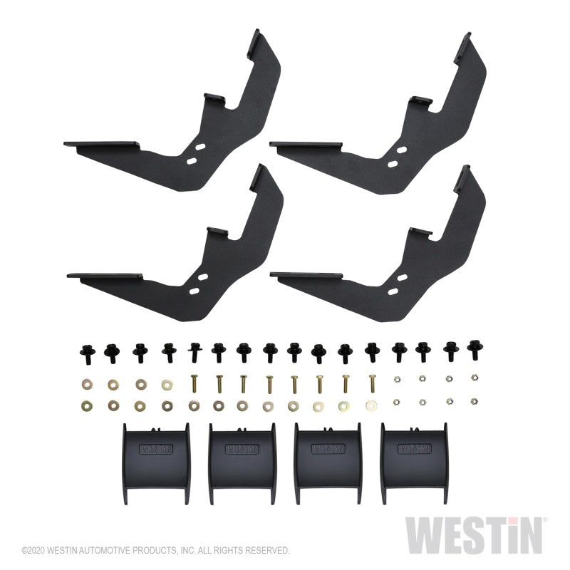 Westin 19+ Chevy/GMC Silverado/Sierra 1500 Regular Cab R7 Nerf Step Bars - Black