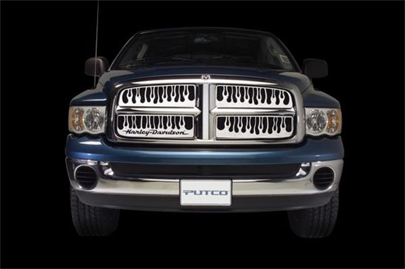 Putco GMC Sierra LD/HD w/ Logo CutOut Flaming Inferno Stainless Steel Grille