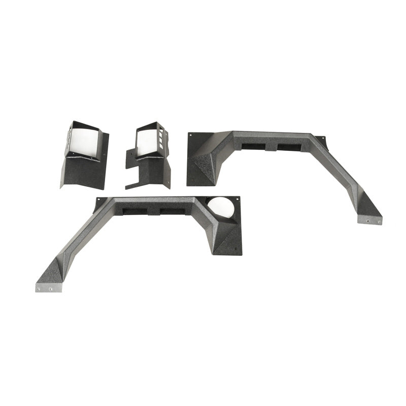 Rugged Ridge XHD Rear Armor Fenders Pair 4 Dr Jeep Wrangler JKU