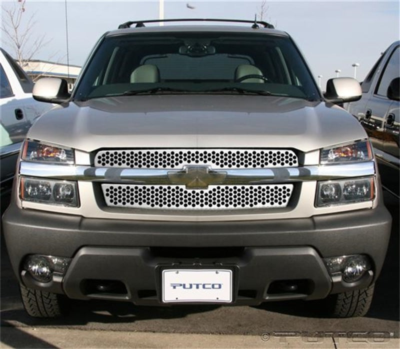 Putco Chevrolet Avalanche w/Body Cladding Punch Stainless Steel Grilles