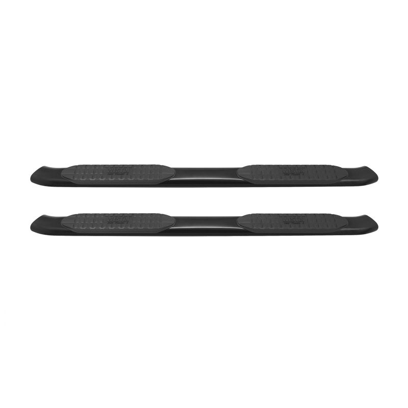 Westin 2014+ Chevrolet/GMC Silverado Sierra 1500 Dbl Cab PRO TRAXX 5 Oval Nerf Step Bars - Black