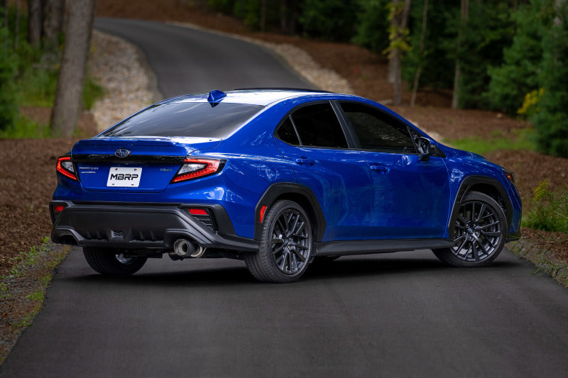 MBRP Subaru WRX 2.4L 3in Cat Back 5in OD w/ Single Burnt Tip - T304