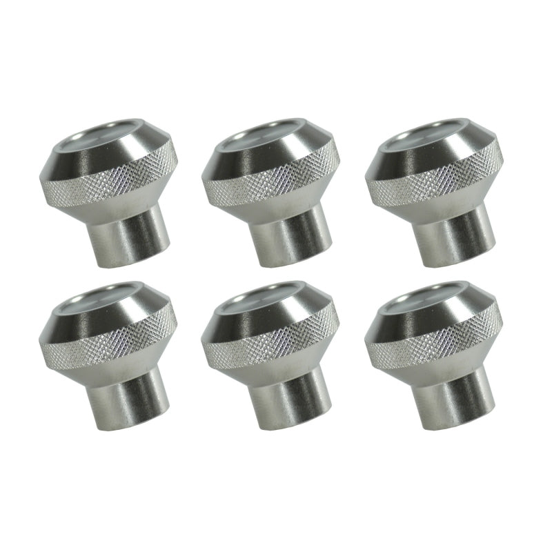 Rugged Ridge Billet Alum Dash Knob Set Alum Jeep CJ