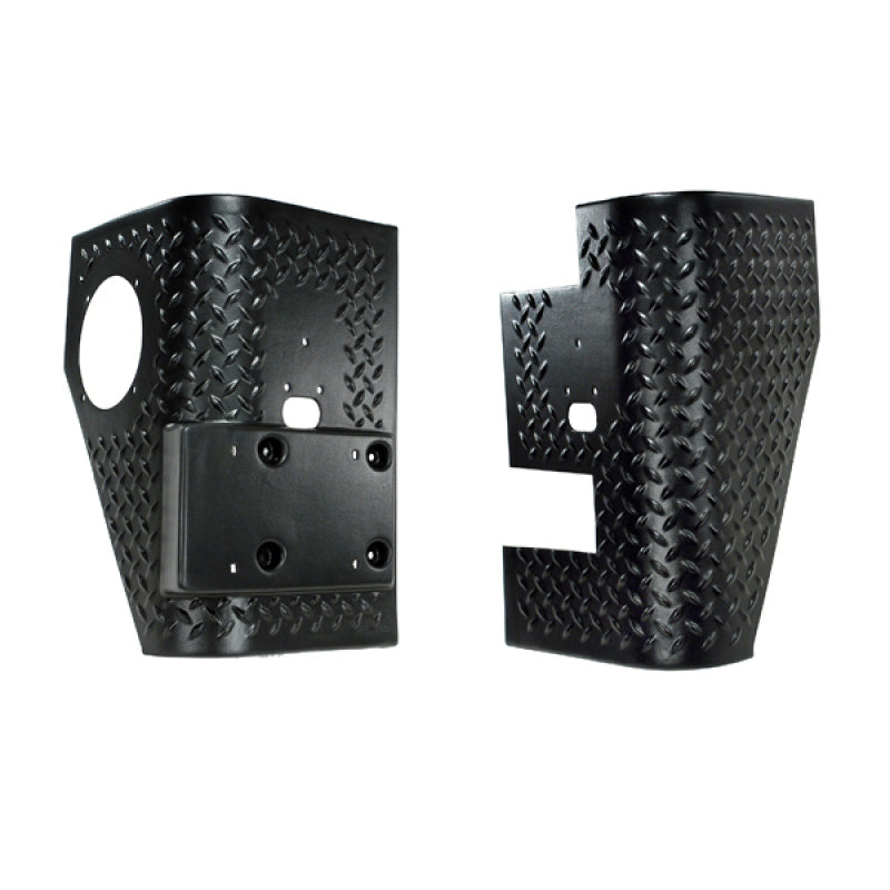 Rugged Ridge Rear Corner Guards Body Armor Jeep Wrangler TJ