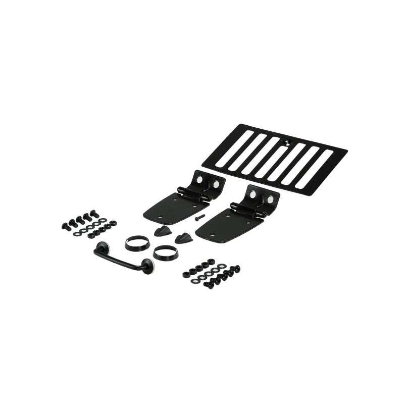 Rugged Ridge Jeep Wrangler TJ Black Hood Kit