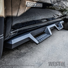 Load image into Gallery viewer, Westin 19+ Chevrolet Silverado / GMC Sierra 1500 Double Cab HDX Drop Nerf Step Bars - Textured Blk