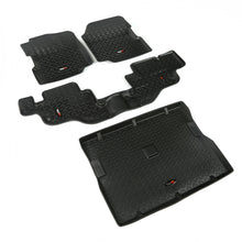 Load image into Gallery viewer, Rugged Ridge Floor Liner Front/Rear/Cargo Black Jeep Wrangler / CJ