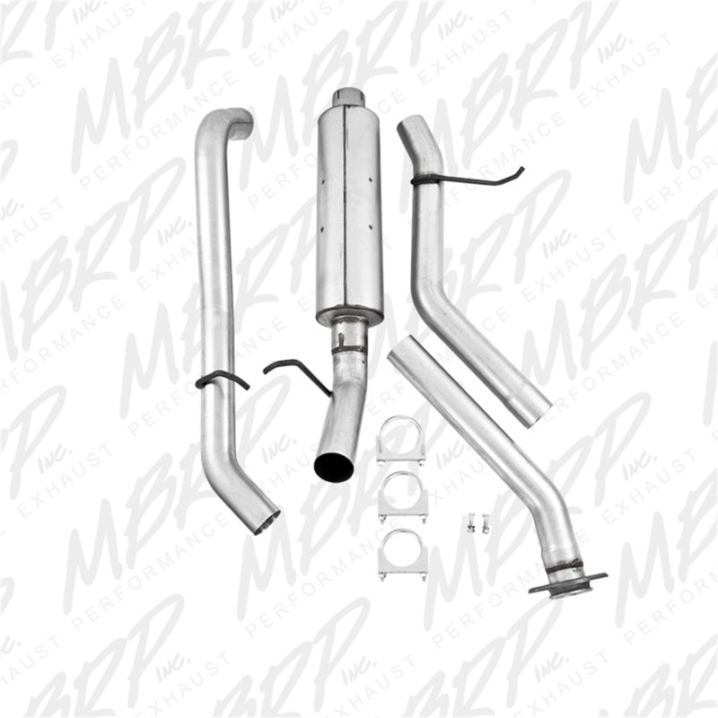 MBRP Chev/GMC 1500 Classic 4.8/5.3L EC/CC-SB Cat Back Single Side AL P Series Exhaust