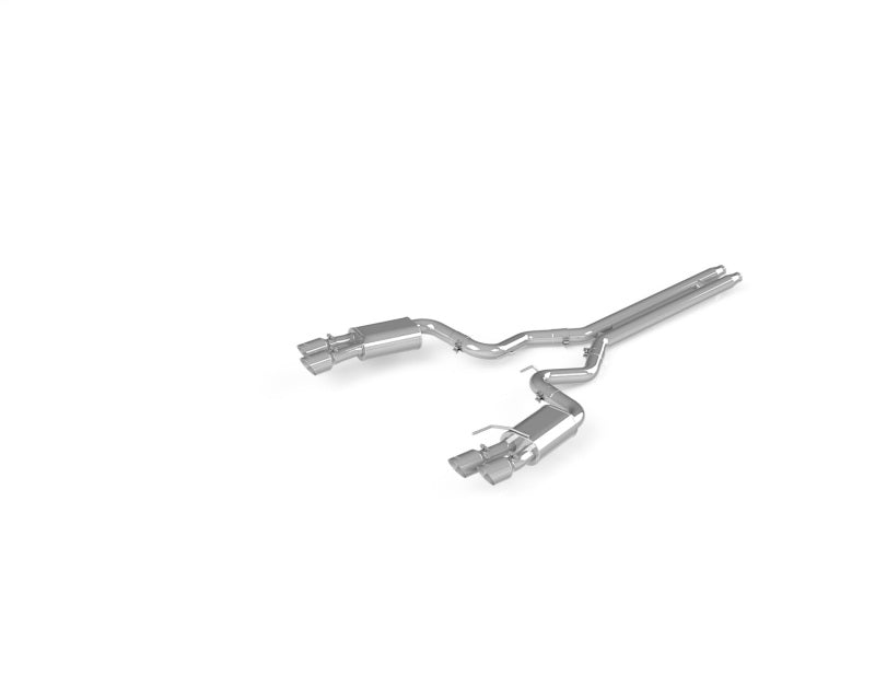MBRP Ford Mustang GT 5.0 3in Dual Split Rear Cat Back w/ Quad 4.0in Dual Wall Tips- T304