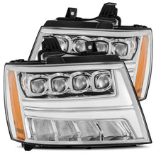 Load image into Gallery viewer, AlphaRex 07-14 Chevy Avalanche NOVA LED Proj Headlights Plank Style Design Chrome w/Activ Light/DRL