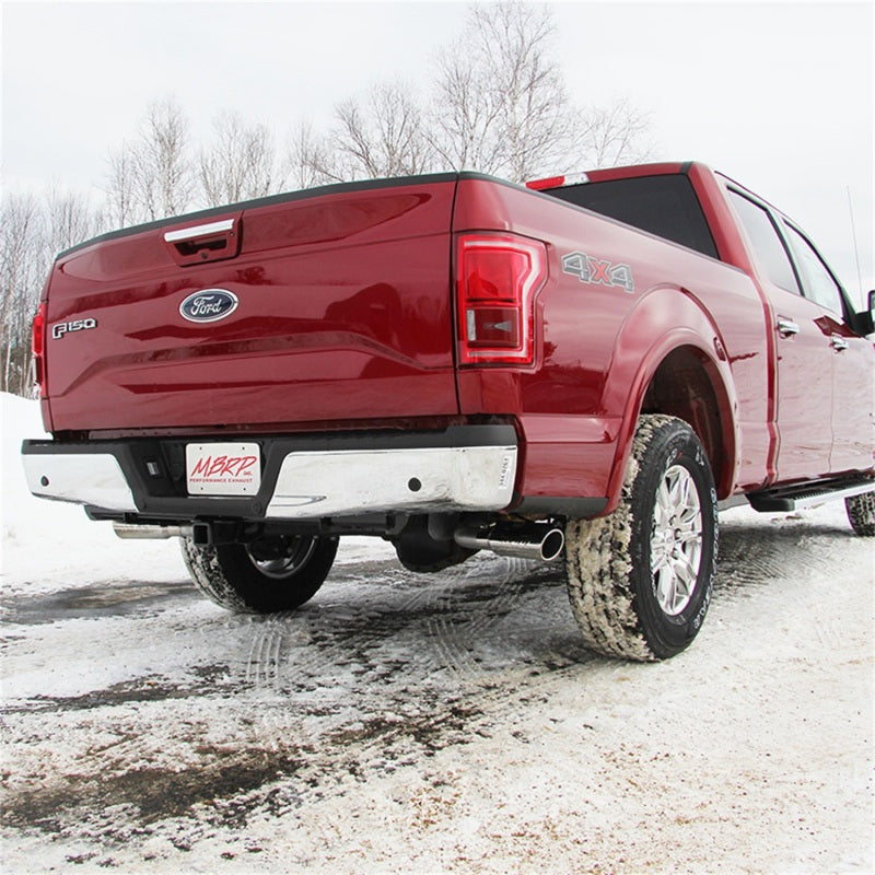 MBRP Ford F-150 5.0L 3in Cat Back Dual Split Side Exit T409 Exhaust System