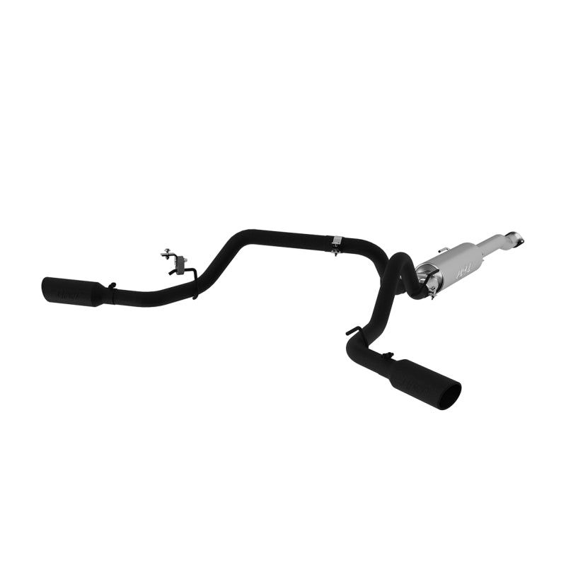 MBRP Toyota Tacoma 3.5L 3in Cat Back Dual Split Side Black